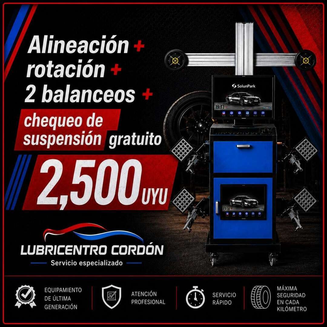 Promoción lubricentro cordon 